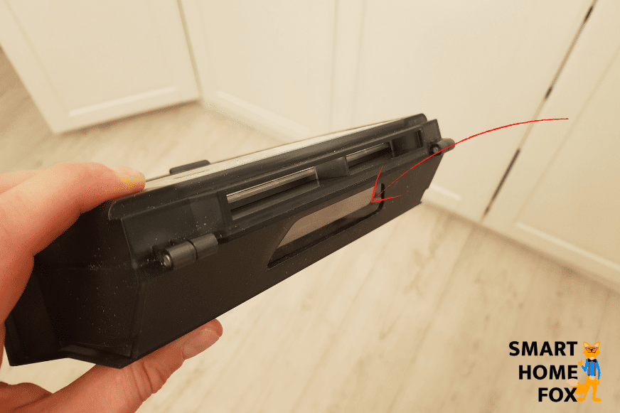 Контейнер для пыли, включая клапан для удержания пыли proscenic M7 Pro.